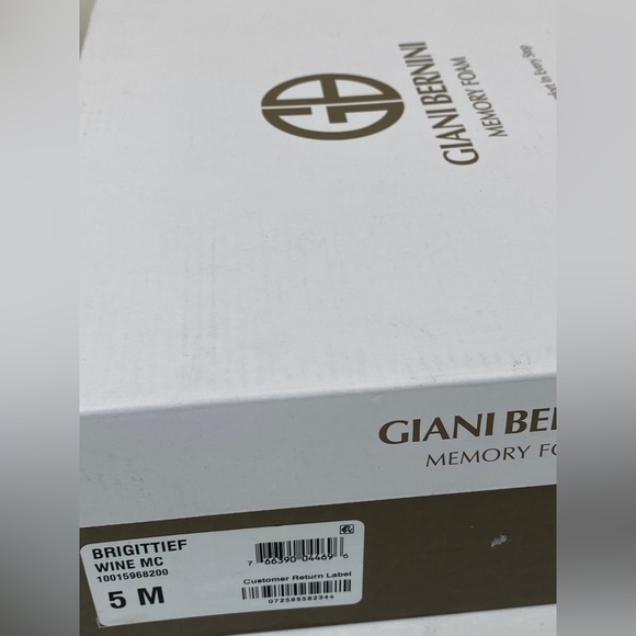 Giani Bernini Brigittie Suede Ankle Chelsea Boots Wine Shoes Size 5 - Picture 9 of 13